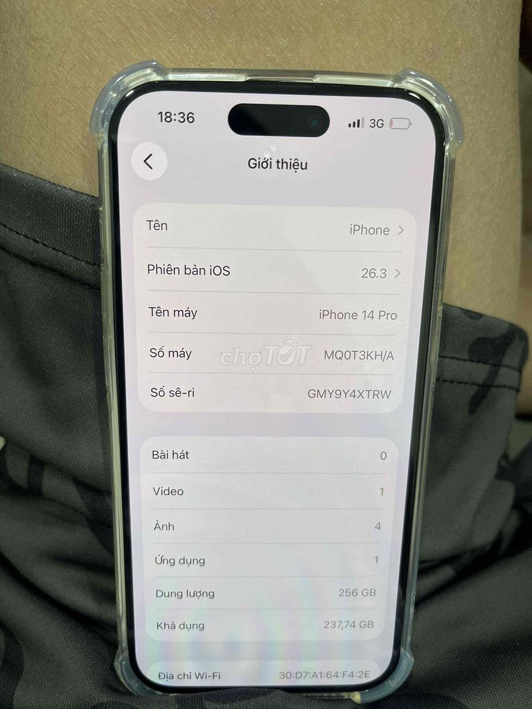 Apple iPhone 14 Pro 256GB Trắng. Mua bán Điện thoại tại Quận Cầu Giấy Hà Nội được đăng bởi Phan Hồng Phúc hình 1