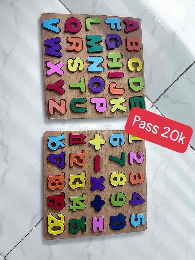Đồ chơi xếp hình Gỗ nhiều màu cho bé. Mua bán Mẹ và bé tại Quận 7 Tp Hồ Chí Minh được đăng bởi Phương Nhi hình 1