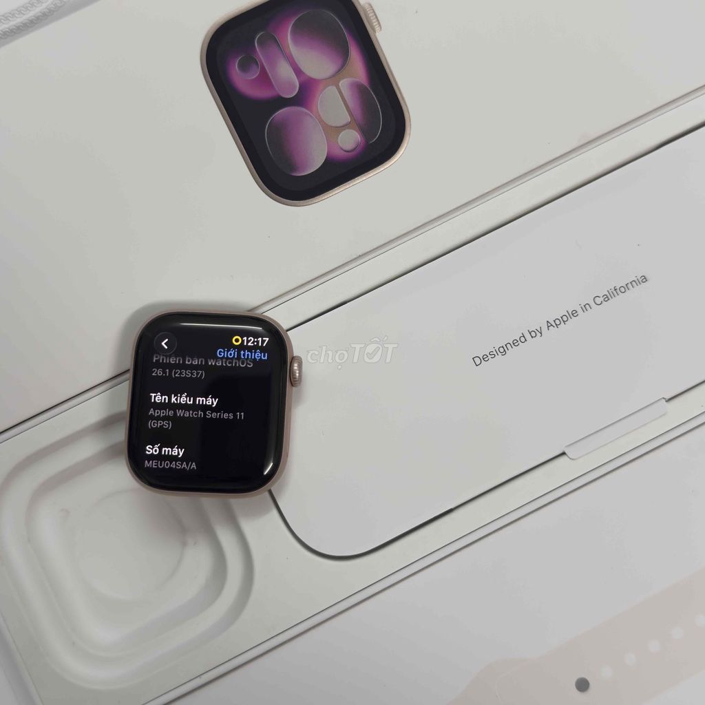 Apple Watch Series 11 42mm Rose Gold. Mua bán Thiết bị đeo thông minh tại Quận Hoàng Mai Hà Nội được đăng bởi Nguyễn Lương Quyết hình 1