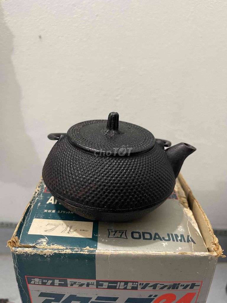 Ấm trà gang Nhật Bản 350ml Đen. Mua bán Nội thất, đồ gia dụng khác tại Huyện Thanh Liêm Hà Nam được đăng bởi Phạm Tuấn Dũng hình 1