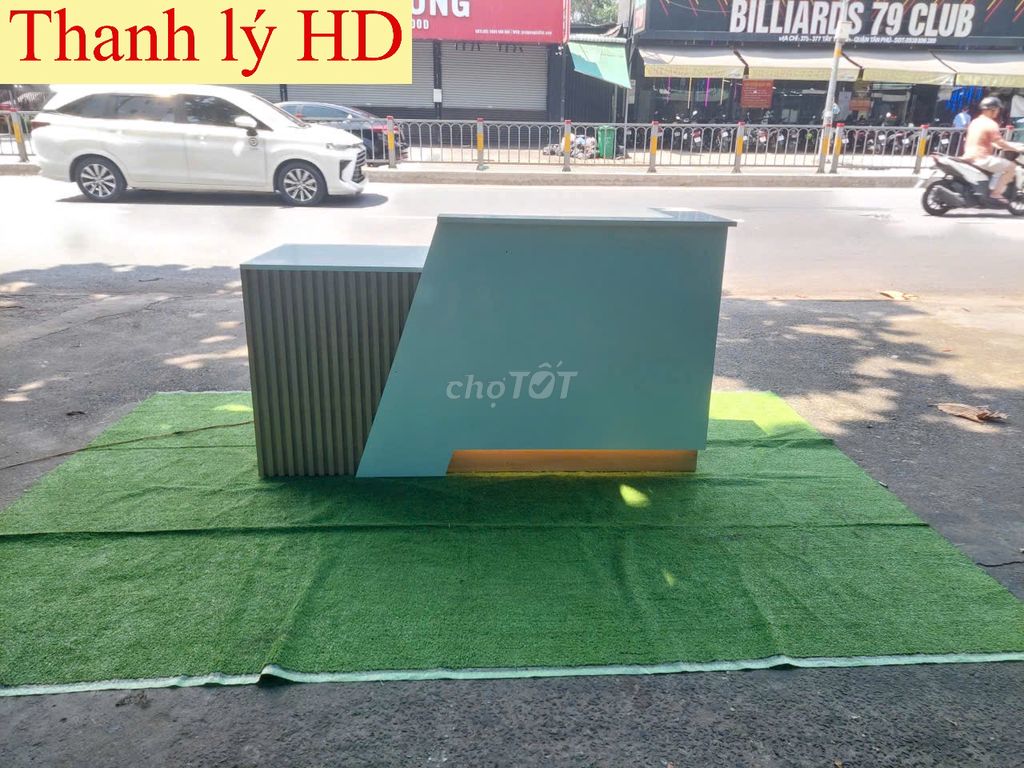Quầy lễ tân-Quầy thu ngân-Quầy Thanh lý-Quầy 1m6=4. Mua bán Đồ dùng văn phòng tại Quận 5 Tp Hồ Chí Minh được đăng bởi Nội Thất HD O9O253l225 hình 1