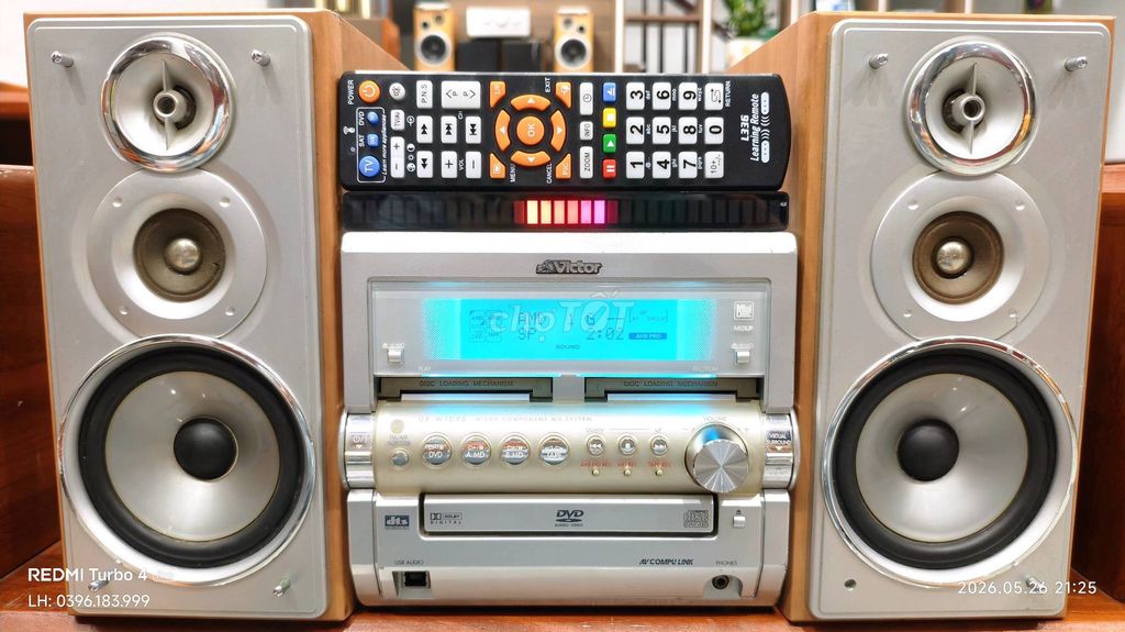 Bộ dàn âm thanh Victor UXW7DVD đời cao tuyển chọn. Mua bán Tivi, Âm thanh tại Thành phố Phủ Lý Hà Nam được đăng bởi Nhật Quang hình 1