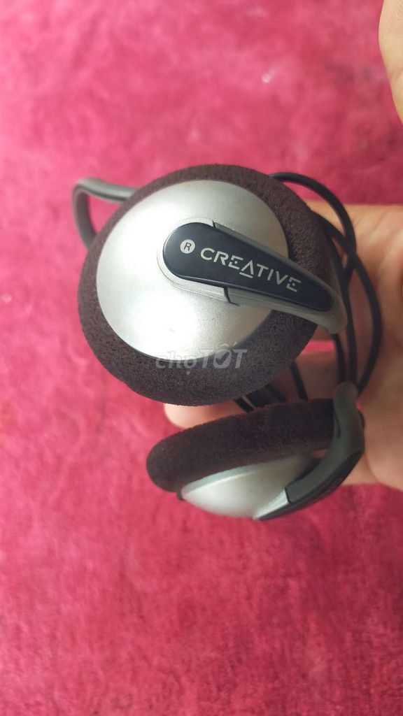 Tai nghe Creative Chuyên nghe nhạc Bass mềm sâu. Mua bán Tivi, Âm thanh tại Huyện Bình Chánh Tp Hồ Chí Minh được đăng bởi mic hàng bãi mỹ  hình 1