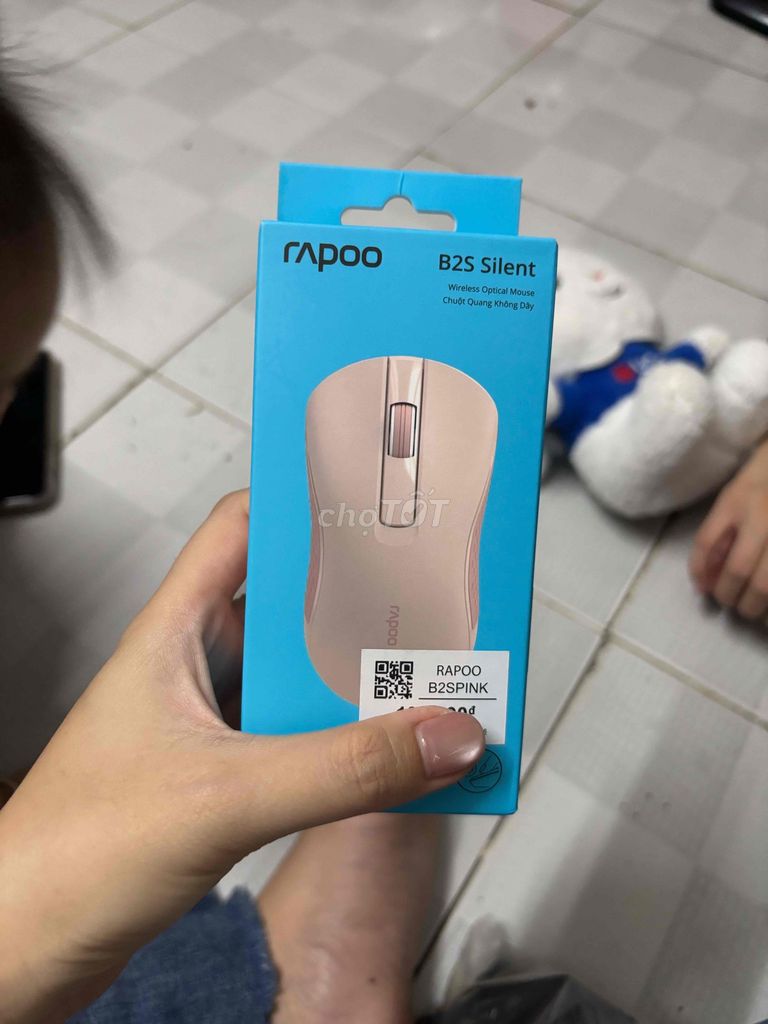Chuột quang không dây Rapoo B2S Hồng. Mua bán Phụ kiện (Màn hình, Chuột...) tại Quận Tân Phú Tp Hồ Chí Minh được đăng bởi Tuyet hình 1