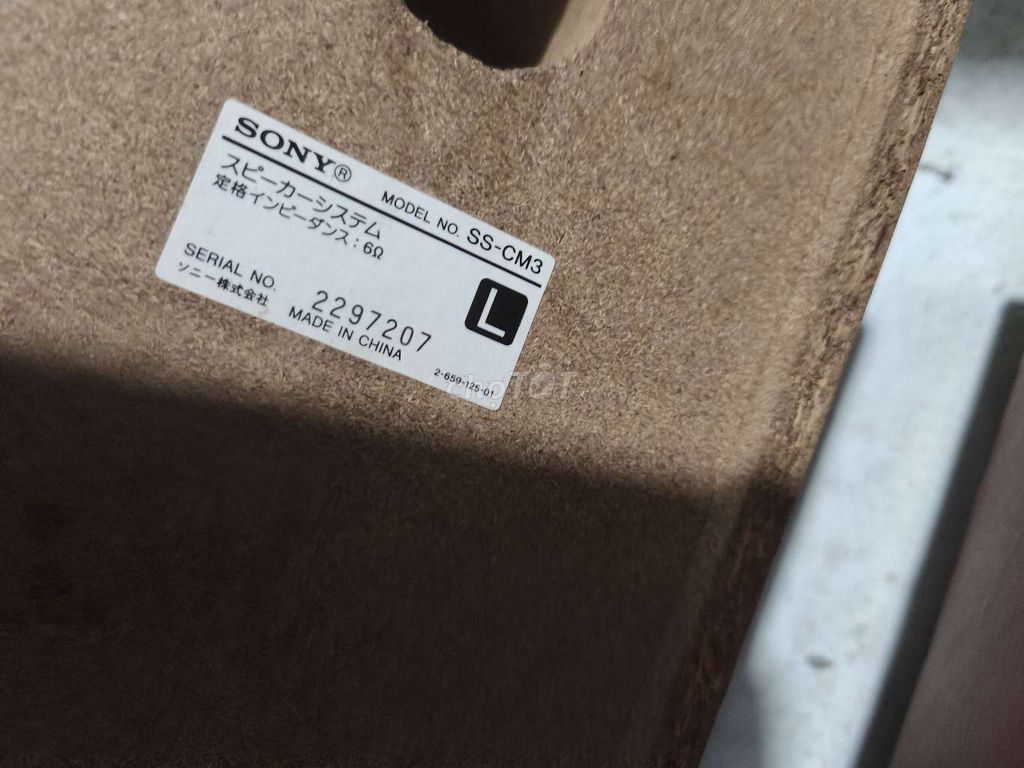 Loa Sony SS-CM3 Gỗ Nâu. Mua bán Tivi, Âm thanh tại Quận Hoàng Mai Hà Nội được đăng bởi Minh Nguyen hình 1