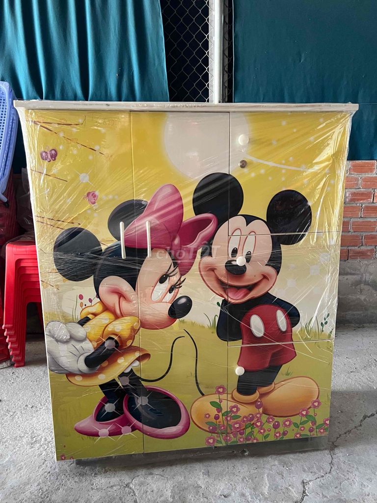Tủ quần áo trẻ em Mickey Mouse. Mua bán Tủ, kệ gia đình tại Thành phố Cao Lãnh Đồng Tháp được đăng bởi Minh Thiện hình 1