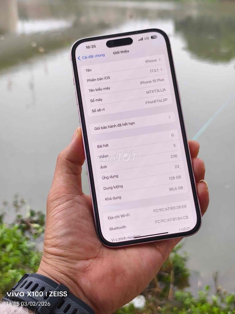 Apple iPhone 15 Plus 128GB Hồng. Mua bán Điện thoại tại Thành phố Bắc Ninh Bắc Ninh được đăng bởi thành mobile hình 1