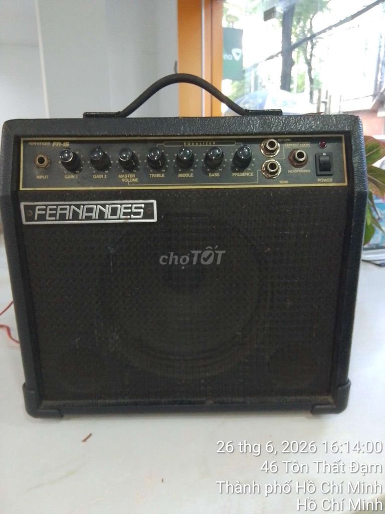 Amply guitar Fernandes FR-15 Đen. Mua bán Nhạc cụ tại Quận 1 Tp Hồ Chí Minh được đăng bởi Huuphuocbapen hình 1