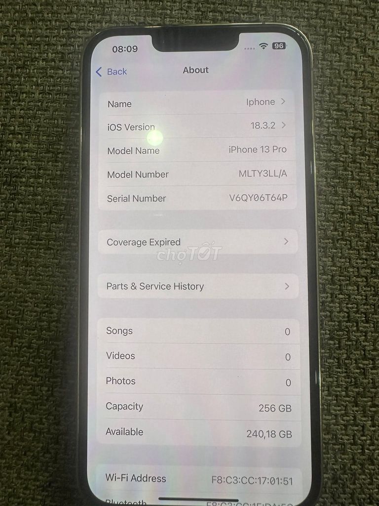 Apple iPhone 13 Pro 256GB Vàng 76%. Mua bán Điện thoại tại Quận 7 Tp Hồ Chí Minh được đăng bởi Hội Đồ Điện Tử hình 1