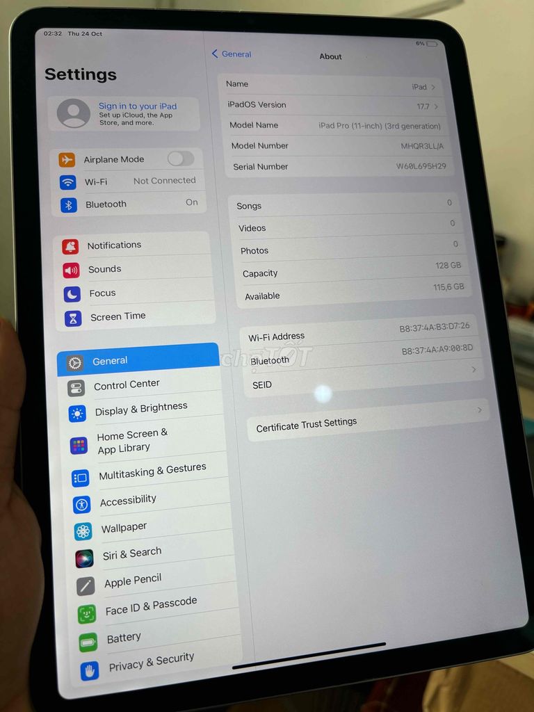 iPad pro m1 máy đẹp màn lỗi nhẹ