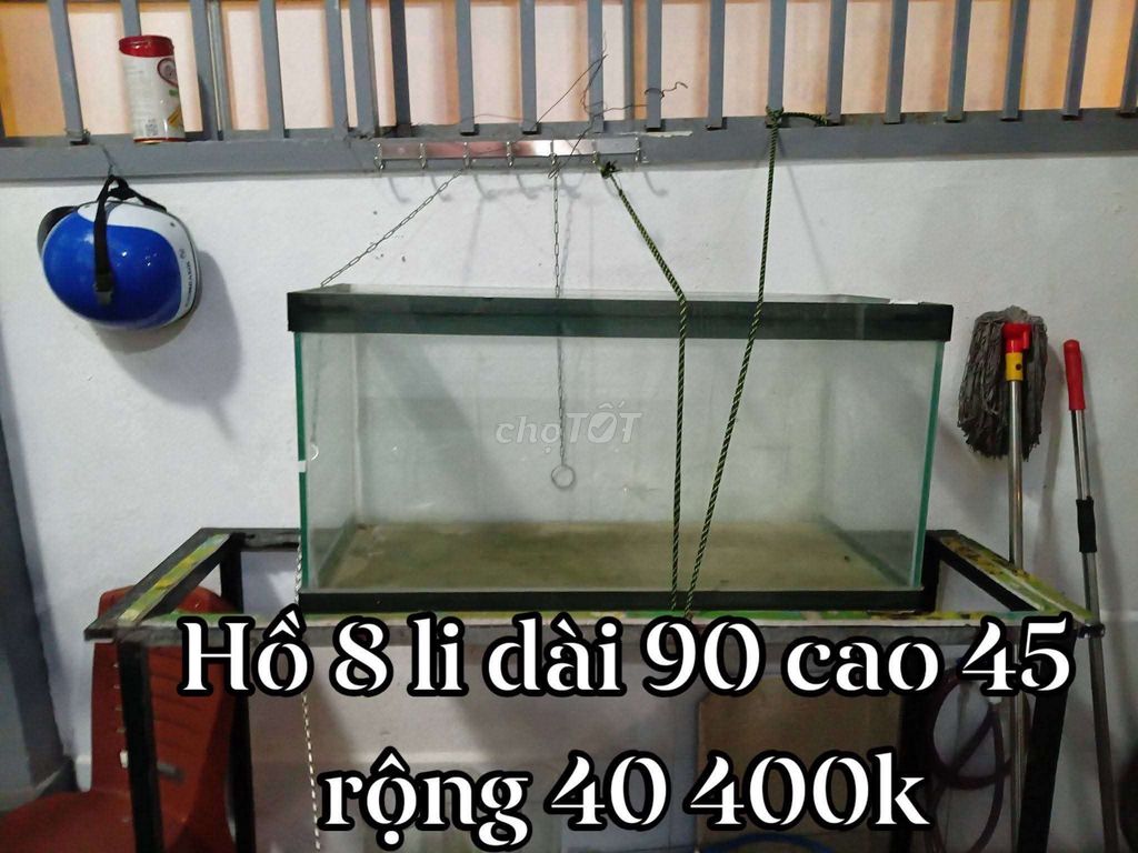Hồ cá kính 8 li 90x45x40cm đã dùng. Mua bán Phụ kiện, Thức ăn, Dịch vụ tại Quận Thanh Khê Đà Nẵng được đăng bởi Anh Duy Lê hình 1