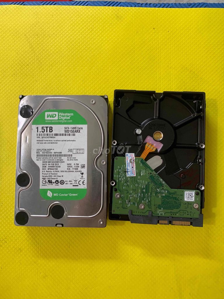Ổ cứng HDD Western Digital 1.5TB Đã sử dụng. Mua bán Linh kiện (RAM, Card...) tại Quận 10 Tp Hồ Chí Minh được đăng bởi Vi Tính Quận 10 hình 1