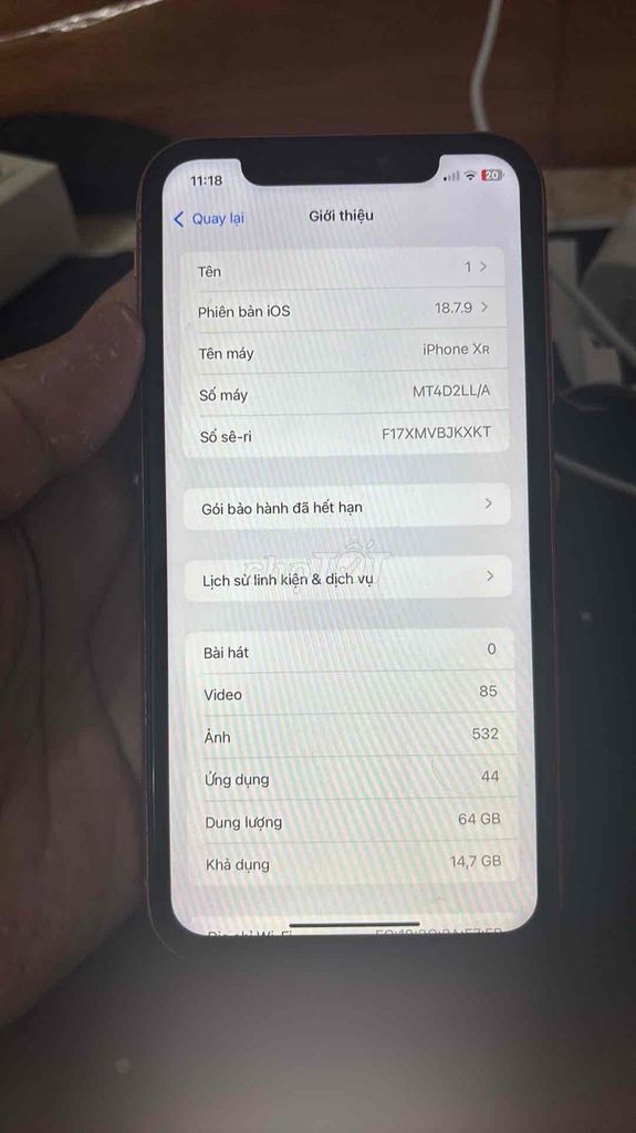 Apple iPhone XR 64GB Cam. Mua bán Điện thoại tại Huyện Mê Linh Hà Nội được đăng bởi hanh hình 1