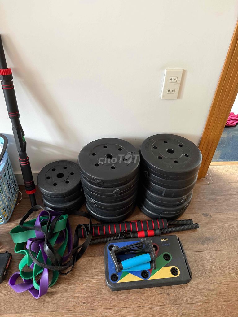 Dụng cụ tập gym tại nhà. Mua bán Đồ thể thao, Dã ngoại tại Quận Ngô Quyền Hải Phòng được đăng bởi Thuỷ Trương hình 1