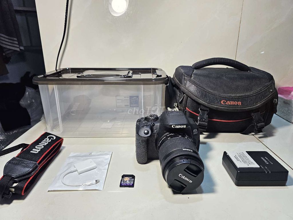 Máy ảnh Canon 700D + Lens 18 55 STM. Mua bán Máy ảnh, Máy quay tại Quận 8 Tp Hồ Chí Minh được đăng bởi MASTER CAMERA STORE hình 1