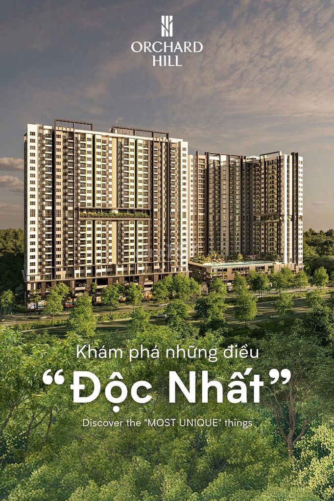 Mở bán CH Orchard Hill VIP nhất Bình Dương, 48tr/m2, ts cho thuê 7.5%