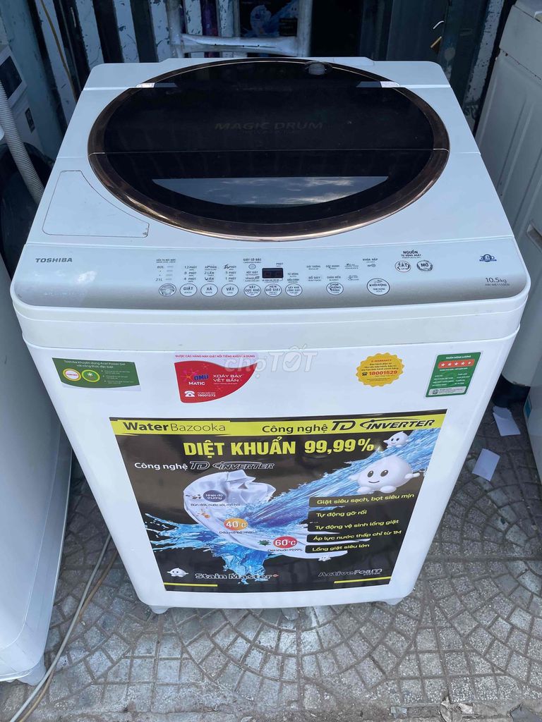 Máy giặt Toshiba 10.5kg. Mua bán Máy giặt tại Quận Cẩm Lệ Đà Nẵng được đăng bởi Nghĩa hình 1