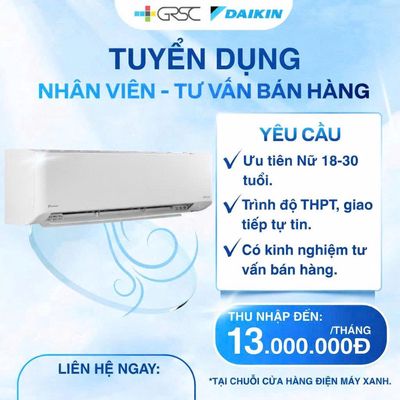 Làm việc tại CHUỖI CỬA HÀNG ĐIỆN MÁY XANH.