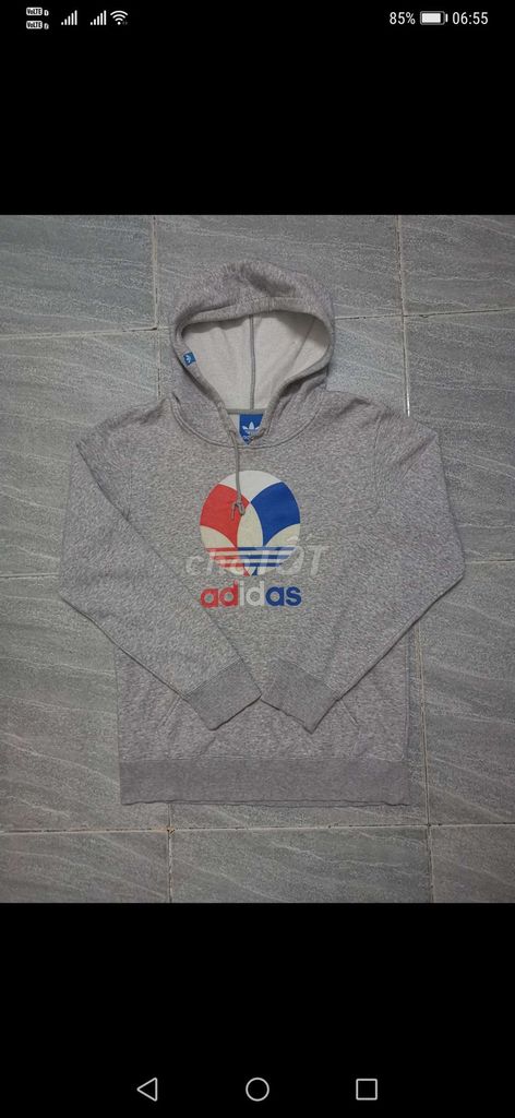 Áo hoodie nỉ Adidas BigLogo U.S Xám Nhạt size XS. Mua bán Quần áo tại Quận Gò Vấp Tp Hồ Chí Minh được đăng bởi Hàng 2handsgood hình 1