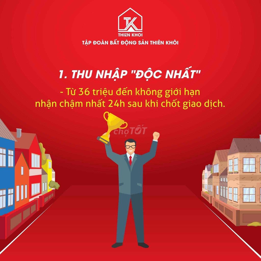 Thiên Khôi Group "Chiêu mộ" ứng viên sale Tân Bình