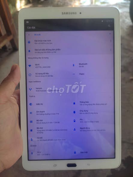 Samsung Tab T561 Trắng 10 inch. Mua bán Máy tính bảng tại Quận 1 Tp Hồ Chí Minh được đăng bởi Hội Đồ Điện Tử hình 1