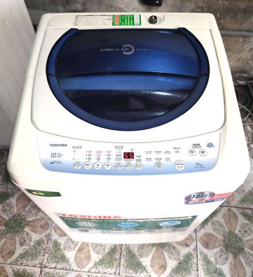 Máy giặt Toshiba 10kg sạch sẽ đẹp như mới BH 4 th