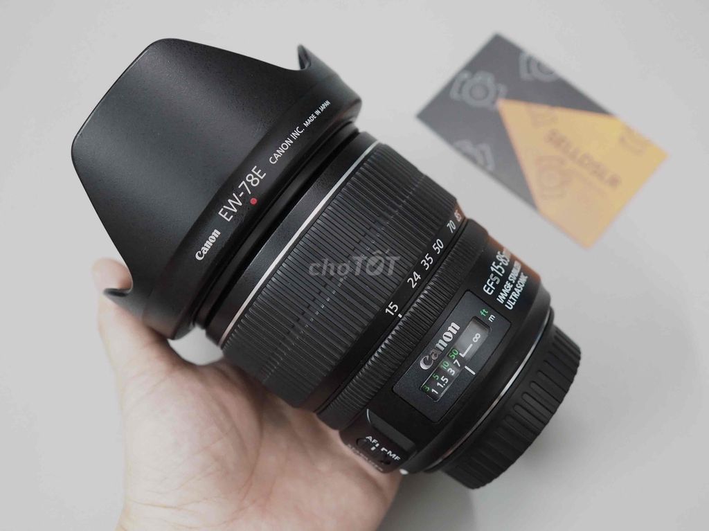Canon EF-S 15-85 F3.5-5.6 IS USM mới keng. Mua bán Máy ảnh, Máy quay tại Quận 3 Tp Hồ Chí Minh được đăng bởi Lộc hình 1