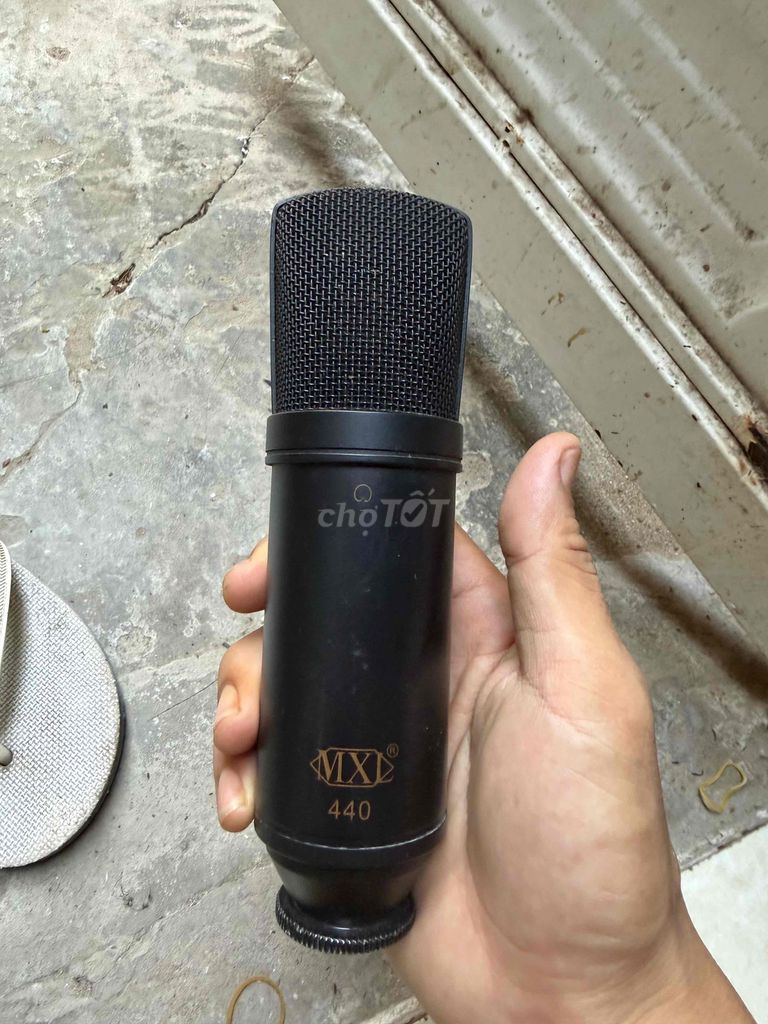 Bộ thu âm MXL 440 Đen. Mua bán Nhạc cụ tại Huyện Châu Thành An Giang được đăng bởi GIÀY DA THẬT HÀNG SI CAO CẤP hình 1