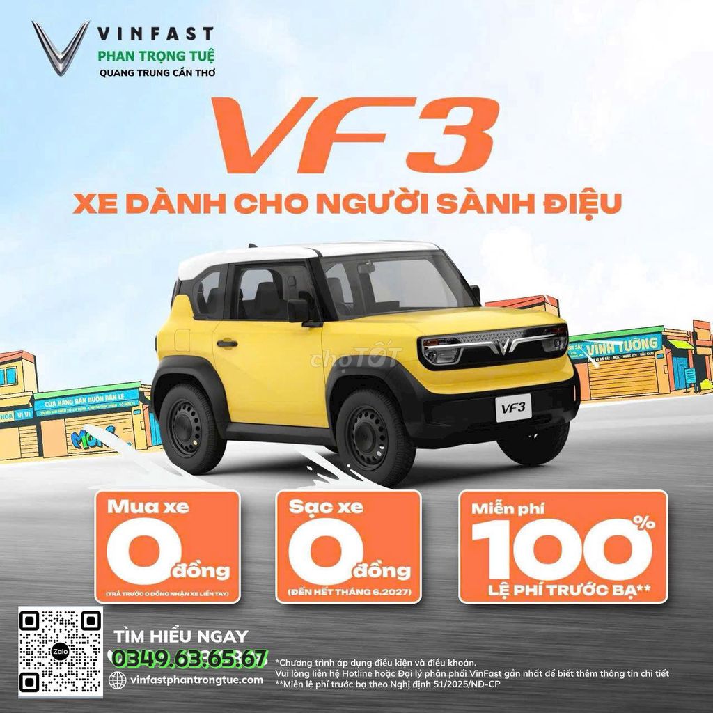Tin được không! VF 3 Hồng phấn trả trước 0 đồng. Mua bán Ô tô tại Quận Cái Răng Cần Thơ được đăng bởi Thanh hình 7