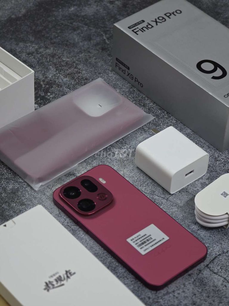 OPPO Find X9 Pro 5G Đỏ Bản cao 16GB/512GB. Mua bán Điện thoại tại Quận Thanh Khê Đà Nẵng được đăng bởi Tú MB hình 1