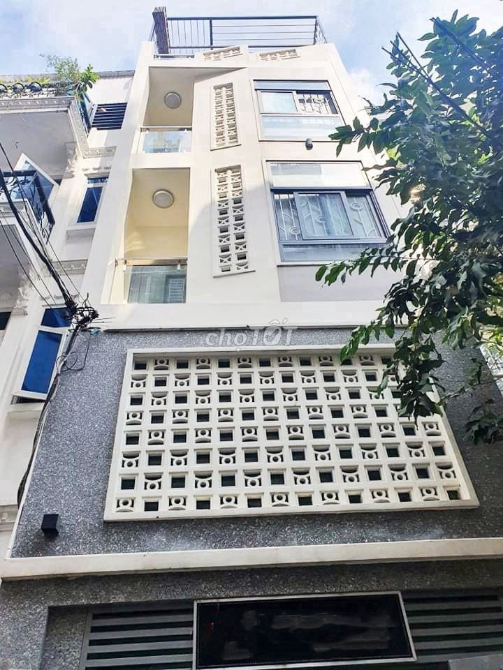 NÚI THÀNH TÂN BÌNH 60M2( 4X15) 5TẦNG THANG MÁY-XEHƠI VÀO NHÀ-13P CHDV.