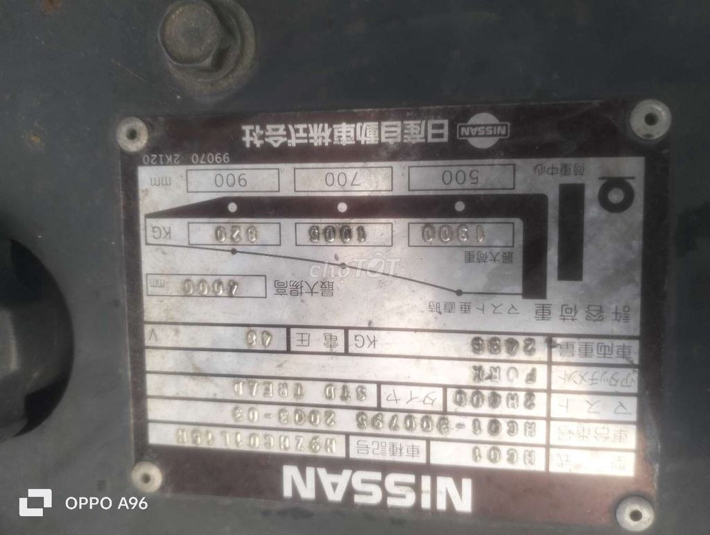 Xe nâng Nissan 1,5 tấn 4m. Mua bán Phương tiện khác tại Huyện Bình Chánh Tp Hồ Chí Minh được đăng bởi Lê Thanh Hồng Tơ hình 3
