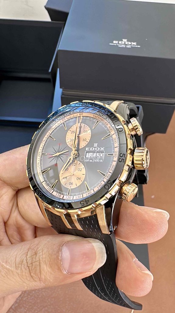 Đồng hồ Edox 01121-357RN-GIR bản 46mm Nam tay to. Mua bán Đồng hồ tại Huyện Thuỷ Nguyên Hải Phòng được đăng bởi Phạm Công Đồng Hồ Cổ  hình 1