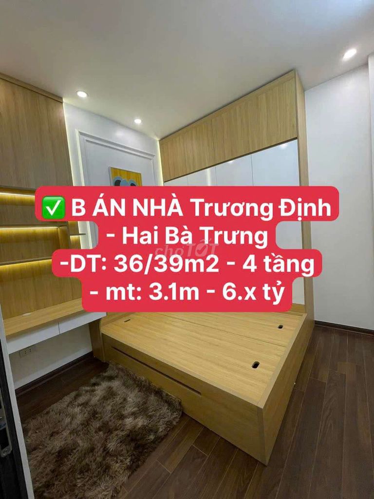 ✅ B ÁN NHÀ Trương Định - Hai Bà Trưng