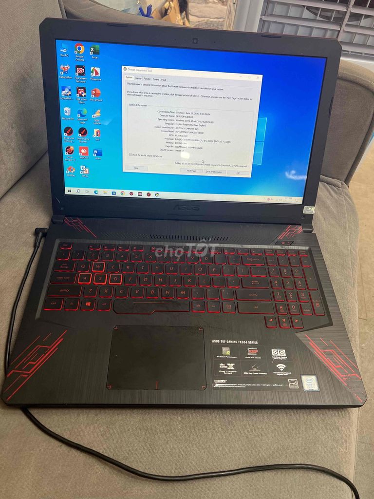 Asus TUF Gaming i5-8300H 8GB/128GB GTX 1050. Mua bán Laptop tại Quận Đống Đa Hà Nội được đăng bởi HQ Computer hình 1