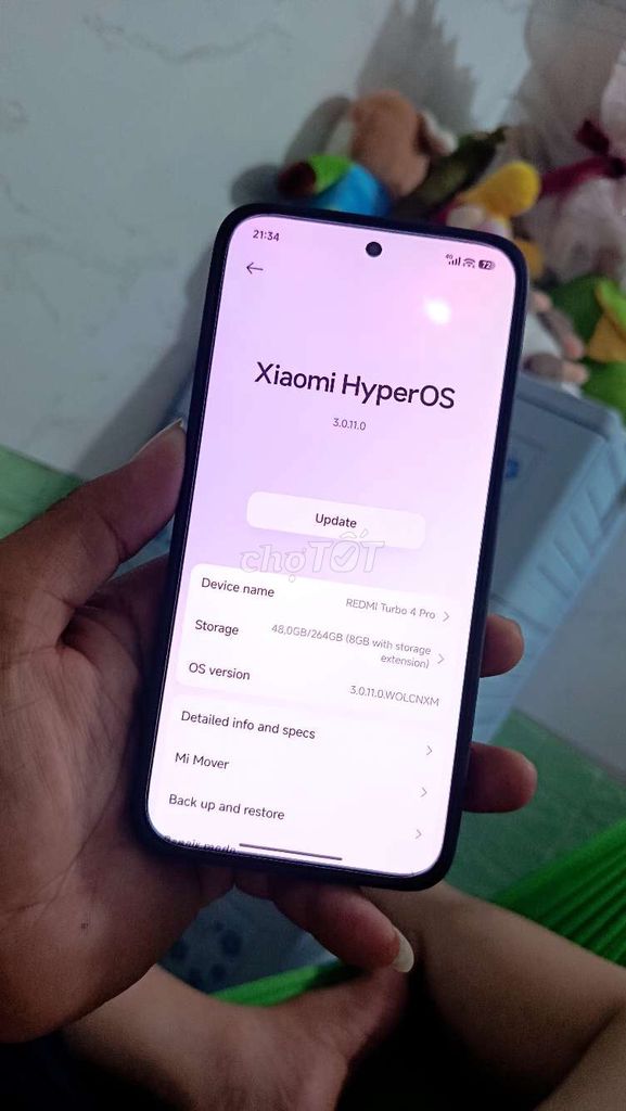 Turbo 4 Pro 16/256GB Giao lưu máy khác . Mua bán Điện thoại tại Huyện Châu Thành An Giang được đăng bởi Hưng  hình 1