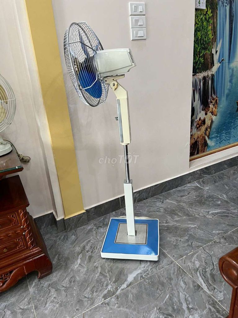 Quạt cây Mitsubishi Nhật Bản 1m4 35cm Trắng Xanh. Mua bán Quạt tại Huyện An Dương Hải Phòng được đăng bởi chien hình 1