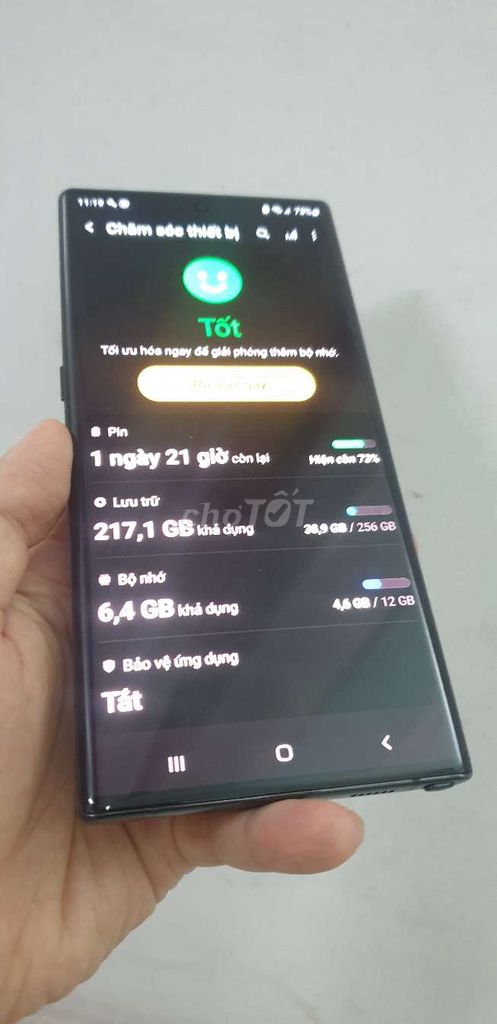 Samsung Note10Plus ram 12gb mạnhhhh. Mua bán Điện thoại tại Quận Tân Bình Tp Hồ Chí Minh được đăng bởi Trần Gia Bảo hình 1