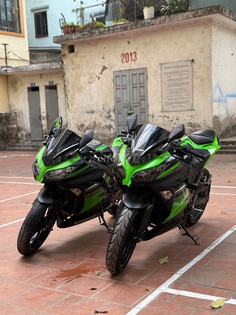 Kawasaki Ninja 300 2017 xanh có trả góp trao đổi ✅. Mua bán Xe máy tại Quận Thanh Xuân Hà Nội được đăng bởi Phú Lý hình 2