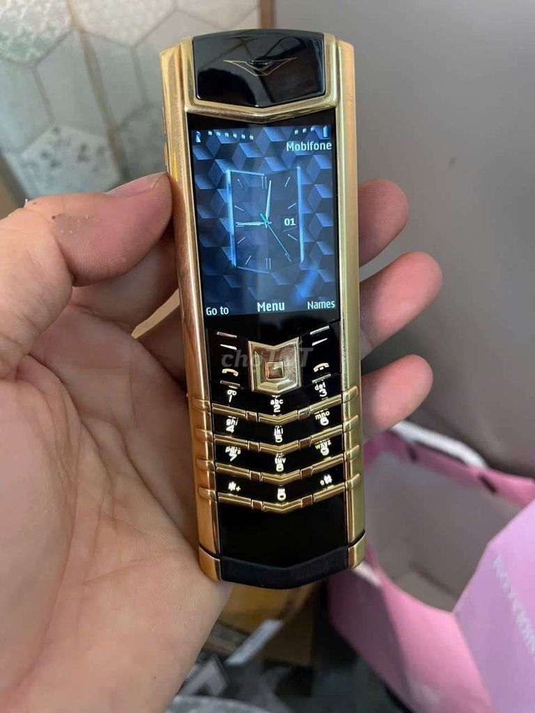 Vertu signature S vàng khối 750 máy chính hãng. Mua bán Điện thoại tại Quận 5 Tp Hồ Chí Minh được đăng bởi thu mua vertu đồng hồ kim cương vàng bạc hình 1