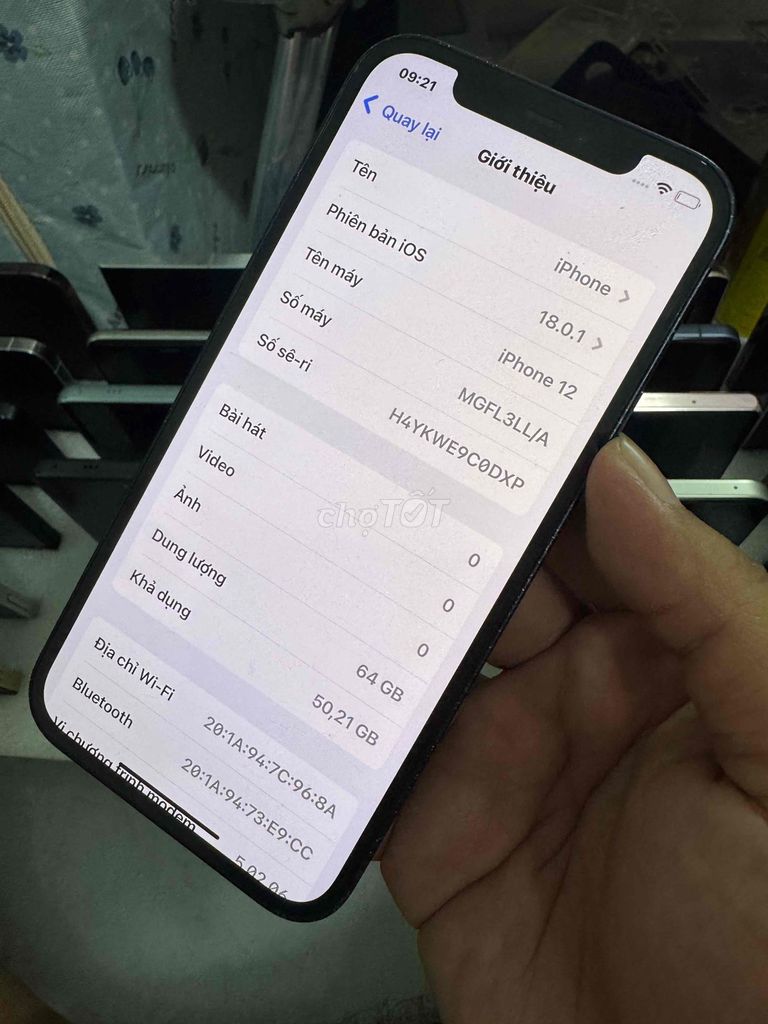 Apple iPhone 12 64GB Đen. Mua bán Điện thoại tại Huyện Bình Chánh Tp Hồ Chí Minh được đăng bởi Lâm mobiphone hình 1