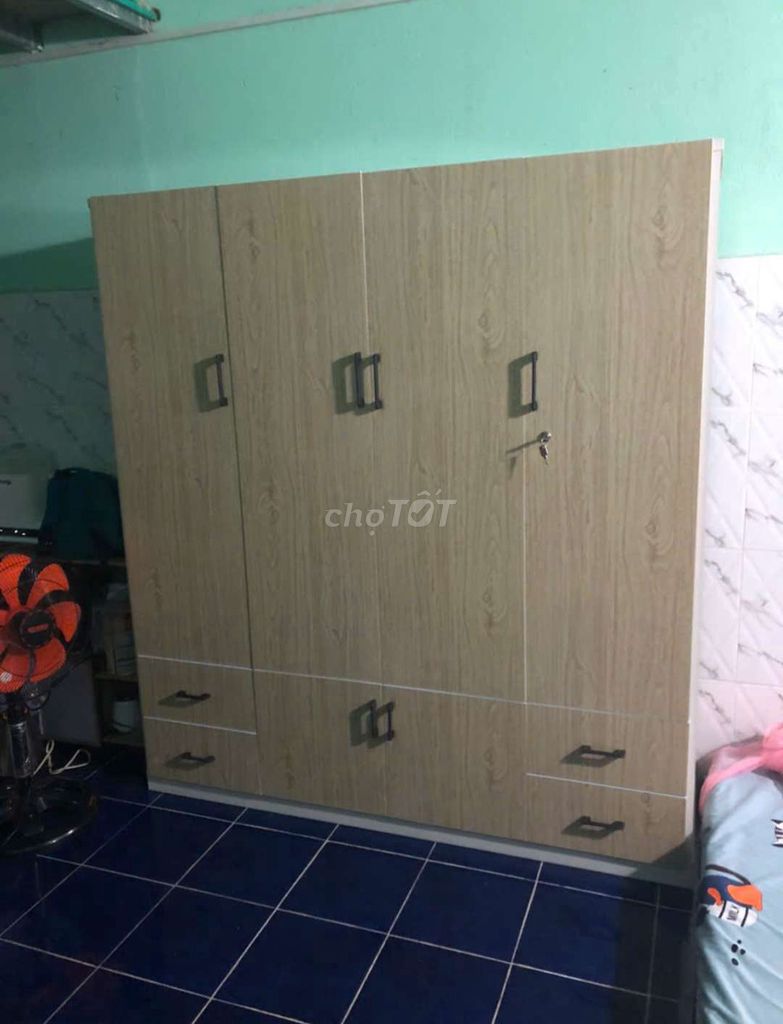 TỦ NHỰA ĐÀI LOAN 4 CÁNH MÀU XOAN ĐÀO . Mua bán Tủ, kệ gia đình tại Quận Tân Phú Tp Hồ Chí Minh được đăng bởi Tủ nhựa đài loan hoàng quân hình 1