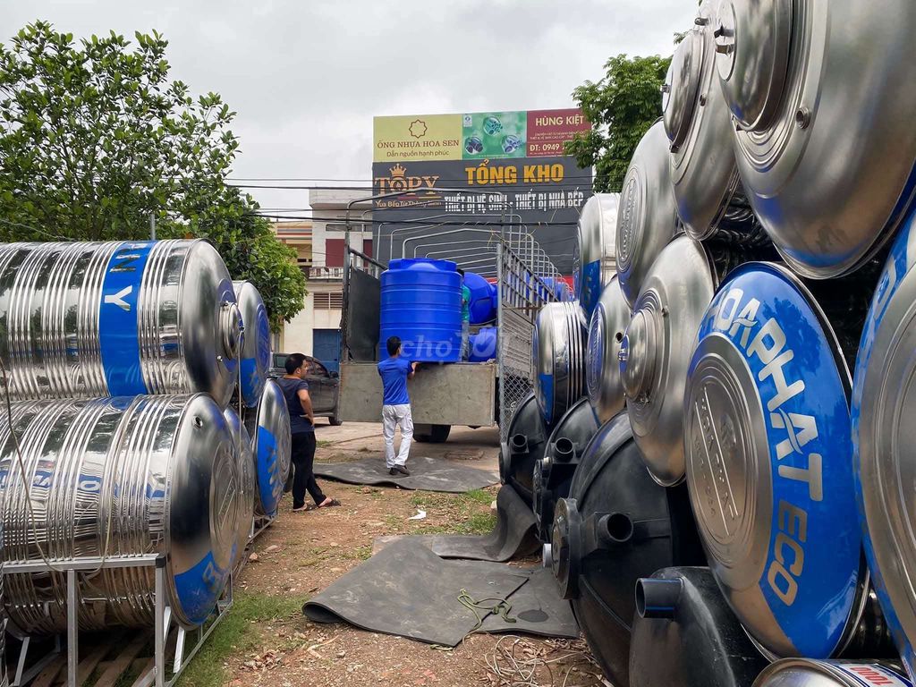 DỌN KHO TRẢ MẶT BẰNG GẤP – THANH LÝ BỒN NƯỚC INOX. Mua bán Thiết bị vệ sinh, nhà tắm tại Huyện Chương Mỹ Hà Nội được đăng bởi trương trí dũng hình 1