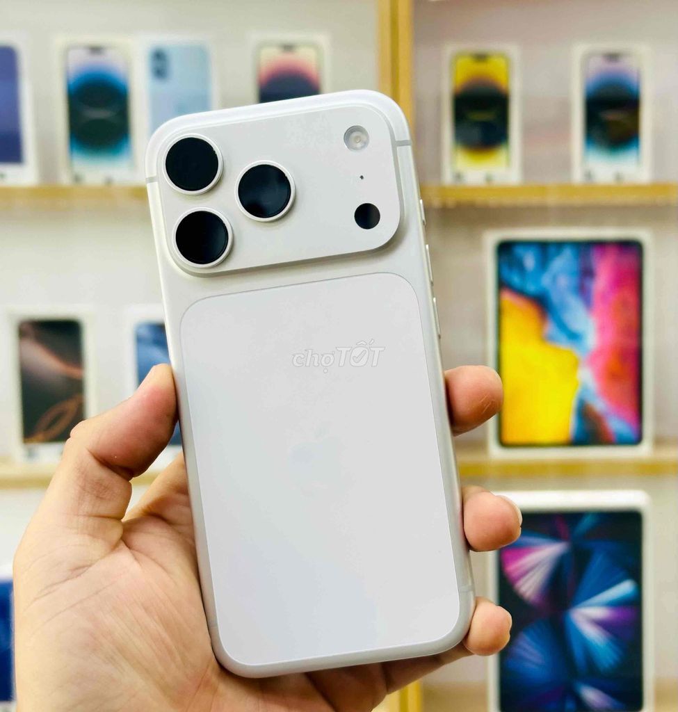🍎17 PRO TRẮNG 256GB QTẾ MỸ SIÊU LƯỚT SẠC16L 6/2027. Mua bán Điện thoại tại Quận Ninh Kiều Cần Thơ được đăng bởi Nghĩa Trần Mobile hình 1
