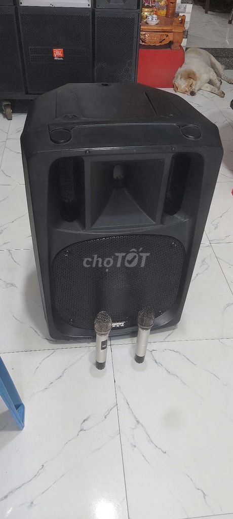 Loa kéo temeisheng bốn tấc 2  mic