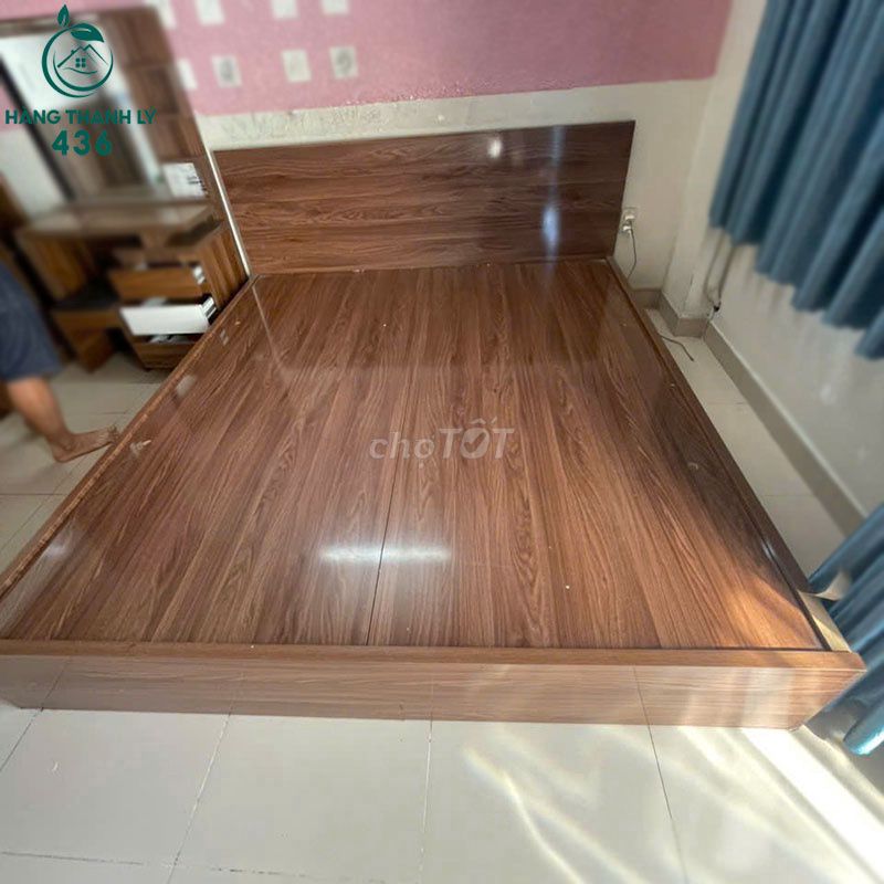 Giường Ngủ Gỗ MDF 1m8 2 Hộc Kéo Cũ Mới 90%. Mua bán Giường, chăn ga gối nệm tại Quận Tân Phú Tp Hồ Chí Minh được đăng bởi Công Ty TNHH TM DV INKPRO hình 1