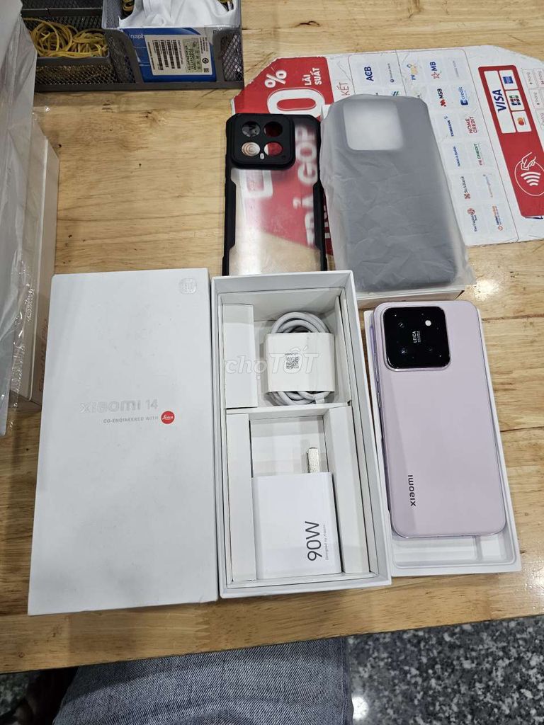 XIAOMI 14 5G TÍM 12/256 FULBOX ZIN KEN 99% CHẤT LỪ