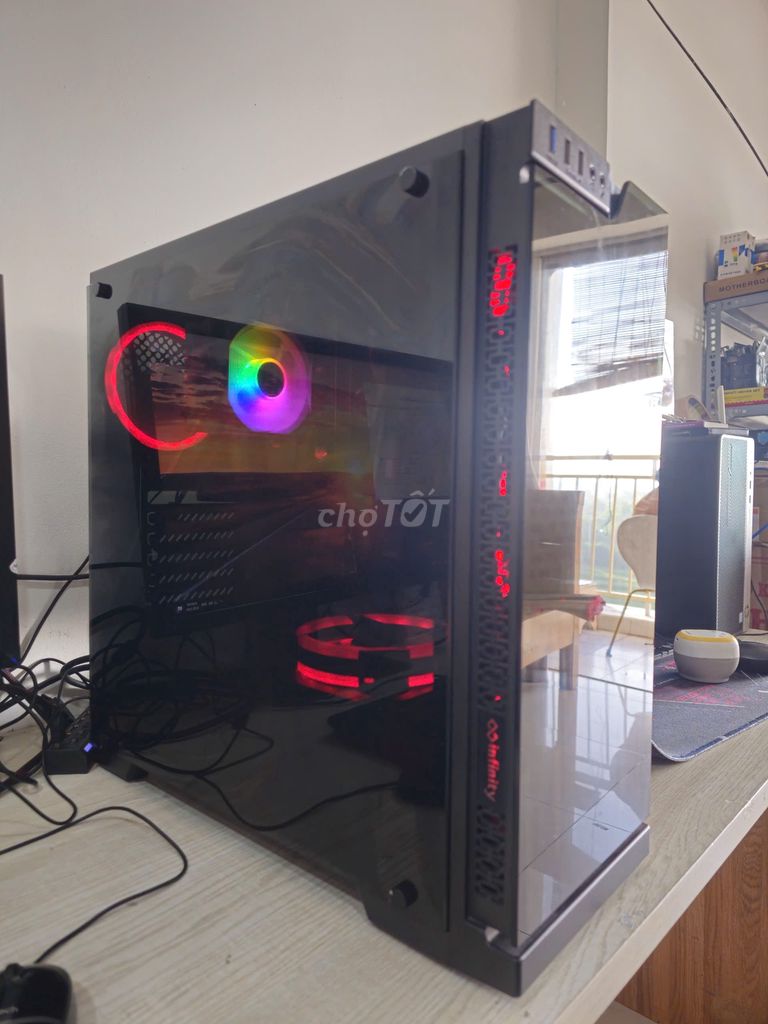 PC gaming i7, 16GB RAM, VGA RX550 4GB, 256GB SSD