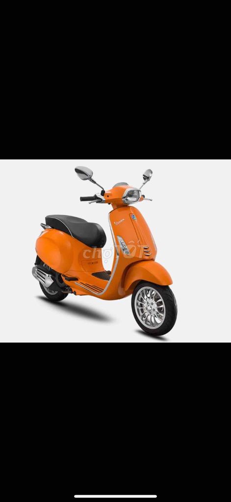 Скутер Piaggio Vespa Sprint оранжевый