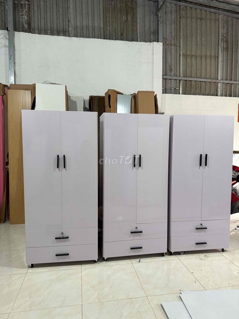 Tủ quần áo Nhựa Đài Loan 2 cánh 2 hộc trắng. Mua bán Tủ, kệ gia đình tại Quận Bình Thạnh Tp Hồ Chí Minh được đăng bởi Nội Thất Gia Đình hình 1